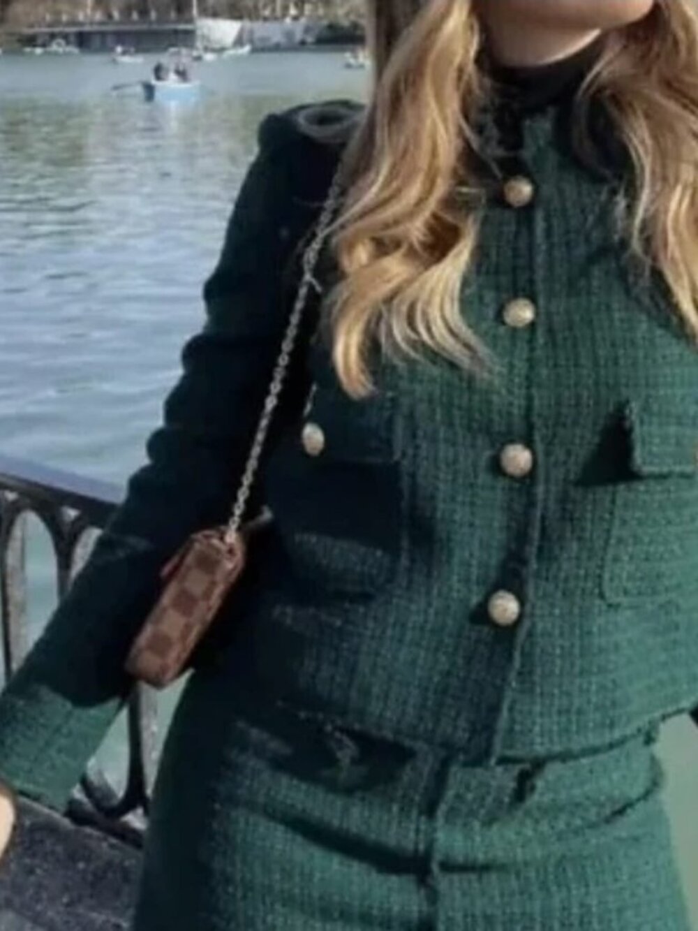 ZARA Dark Green Blazer JAcket